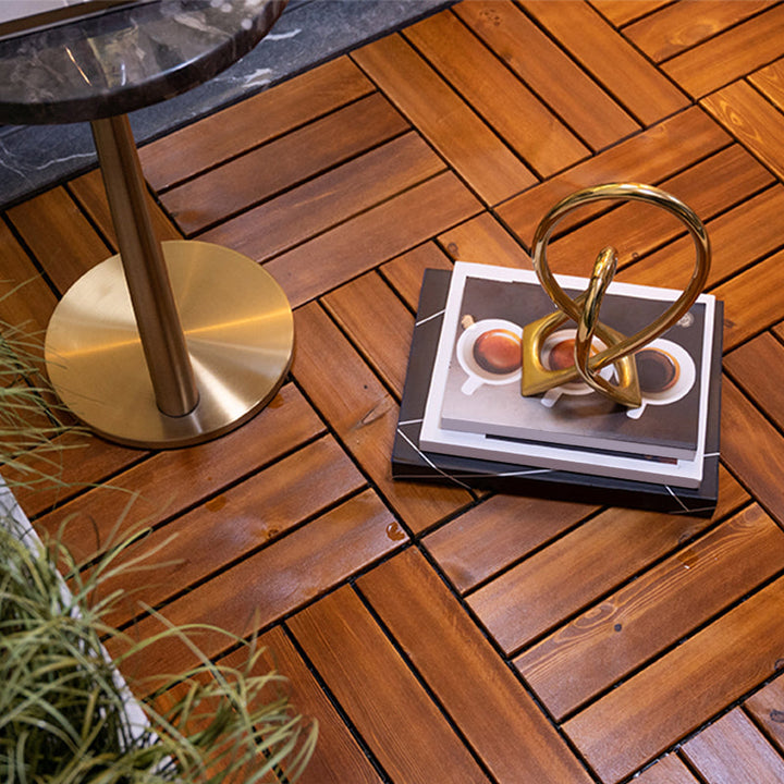 BowLift | Tradition Waterproof Floor Tile Smooth Click Lock Pine Wood for the Living Room