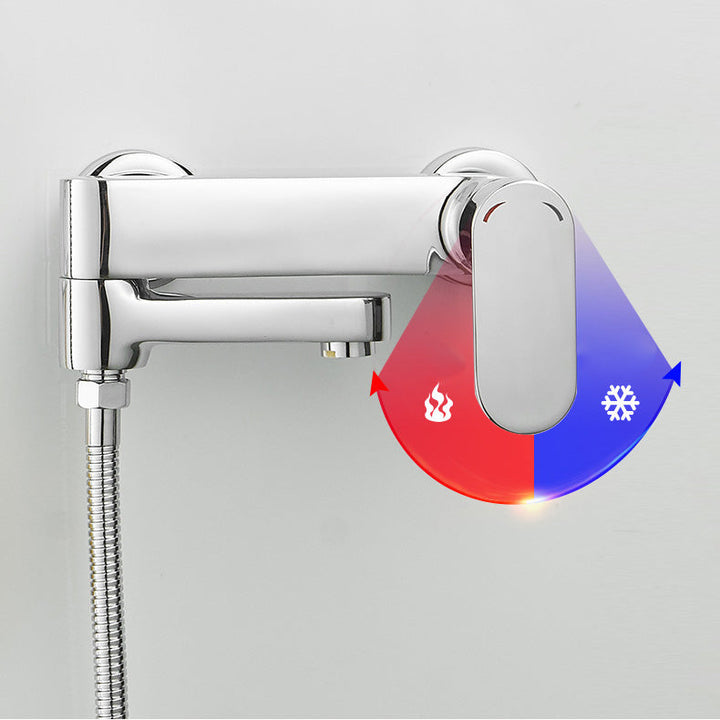 BowLift | Modern Lever Mixer Bathtub Faucet Wall Mounted Bathtub Faucet