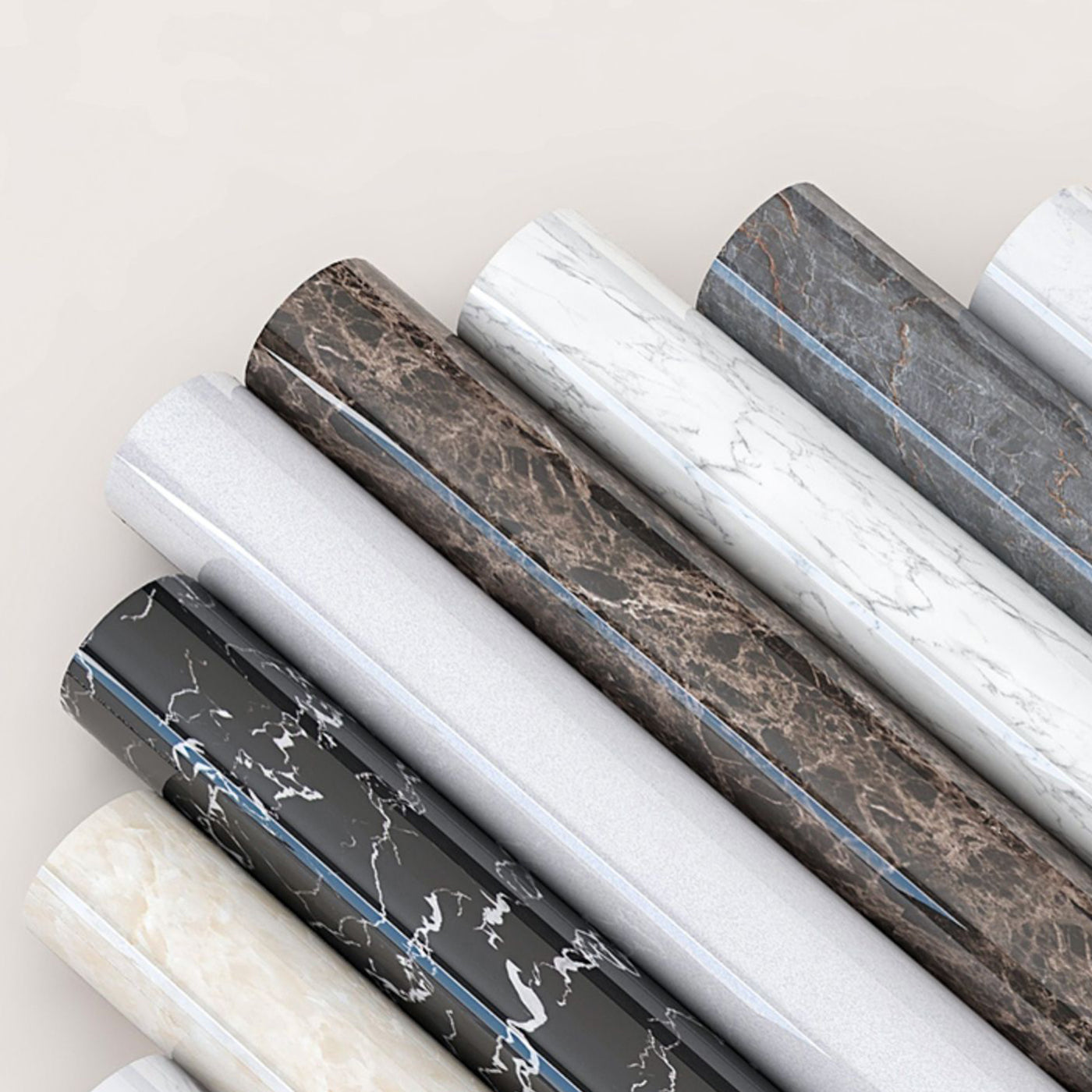 BowLift | Marbling Peel & Stick Tile Stain Resistant Single Tile for Bathroom Splashback