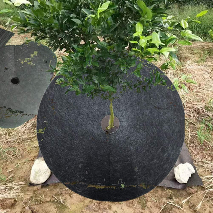 BowLift | Weed fleece tree disk – Breathable root protection mat for garden and plants