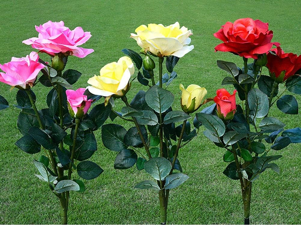 BowLift | Solar-powered rose lights – garden stakes with solar panel for decorative lighting