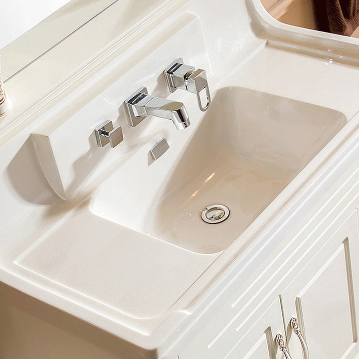 BowLift | Wall Mounted Faucet Brass Lever Handle Bathroom Faucet Hand Shower