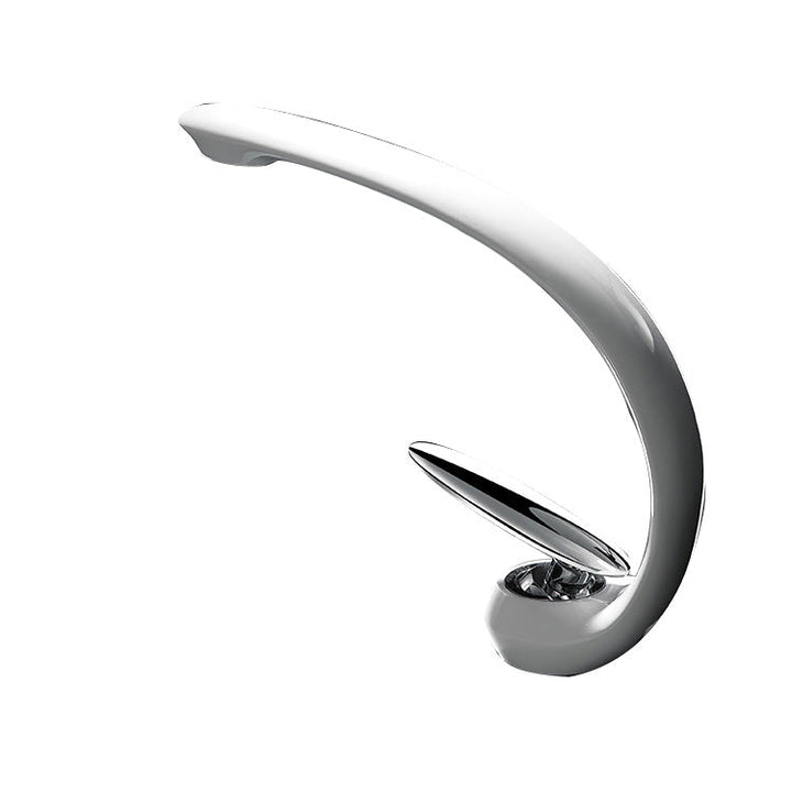 BowLift | Unique bathroom waterfall faucet brass sink tap