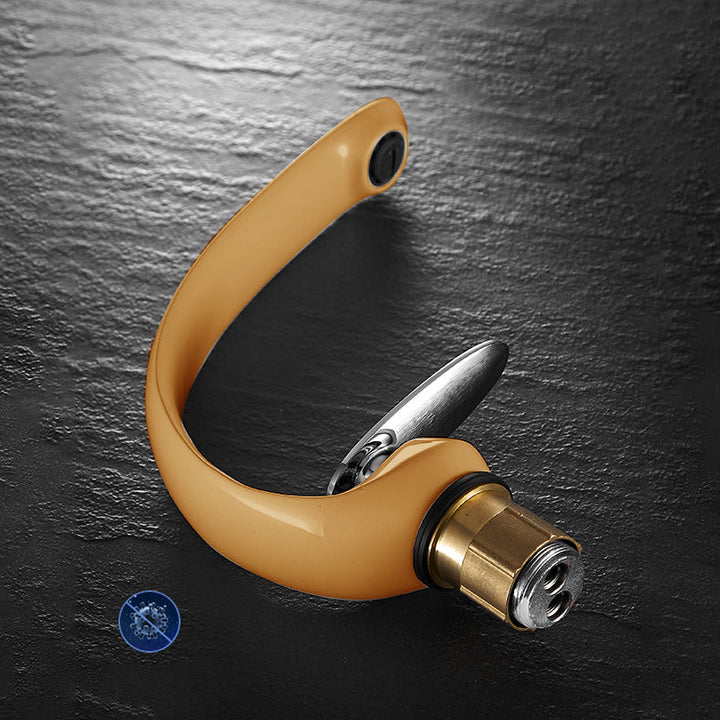 BowLift | Unique bathroom waterfall faucet brass sink tap