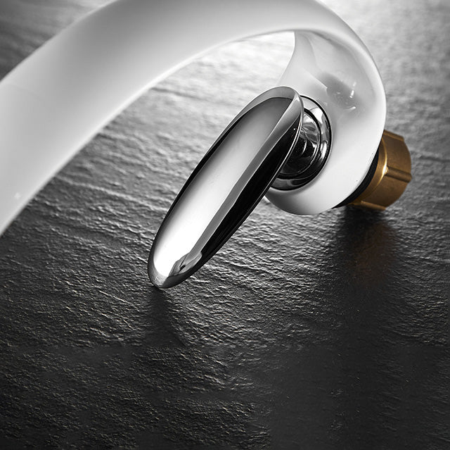 BowLift | Unique bathroom waterfall faucet brass sink tap