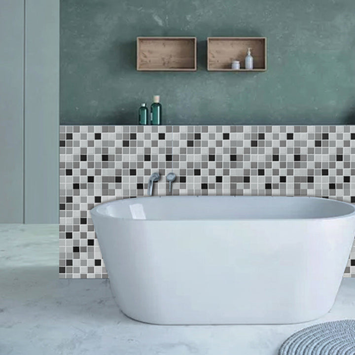 BowLift | PVC Peel & Stick Mosaic Tile Square Shape Mosaic Tiles Wallpaper
