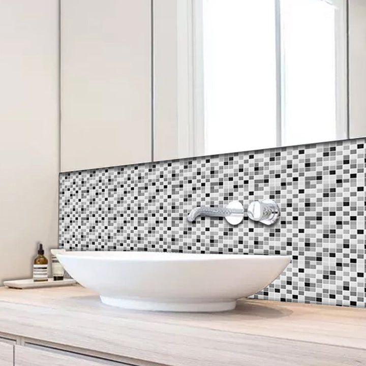BowLift | PVC Peel & Stick Mosaic Tile Square Shape Mosaic Tiles Wallpaper