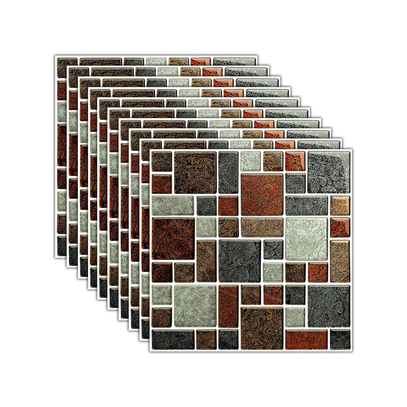 BowLift | Mosaic Tile Wallpaper PVC Waterproof Peel and Stick Wall Tile with Square Shape