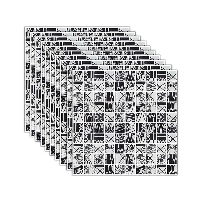 BowLift | Mosaic Tile Wallpaper PVC Waterproof Peel and Stick Wall Tile with Square Shape