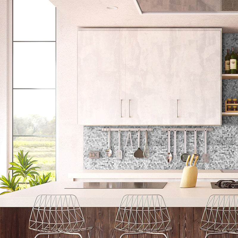 BowLift | Mosaic Tiles - Waterproof Peel and Stick Wall Tile with Hexagonal Shape