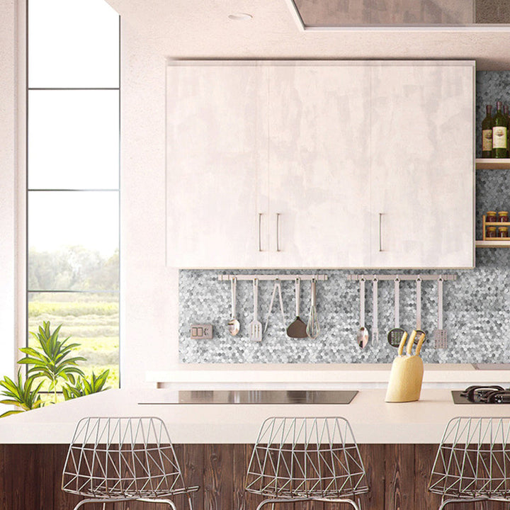 BowLift | Mosaic Tiles - Waterproof Peel and Stick Wall Tile with Hexagonal Shape