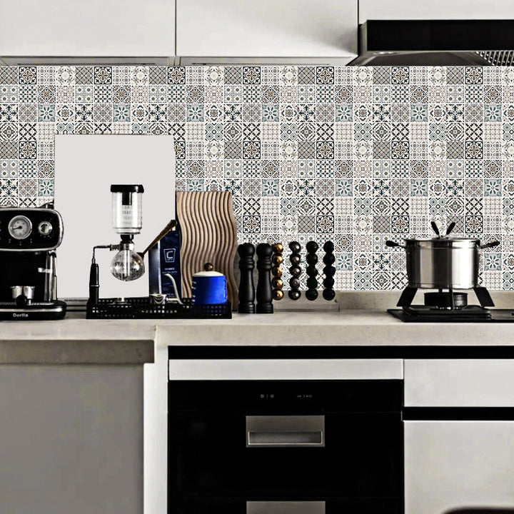 BowLift | Mosaic tile wallpaper plastic stain-resistant peel and stick mosaic tiles