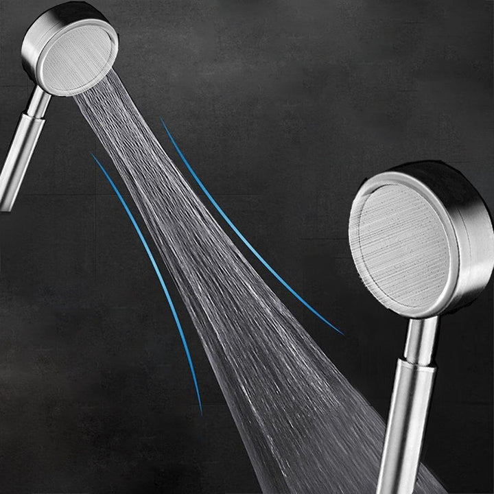 BowLift | Modern Shower Head Stainless Steel Round Metal Handheld Shower Head