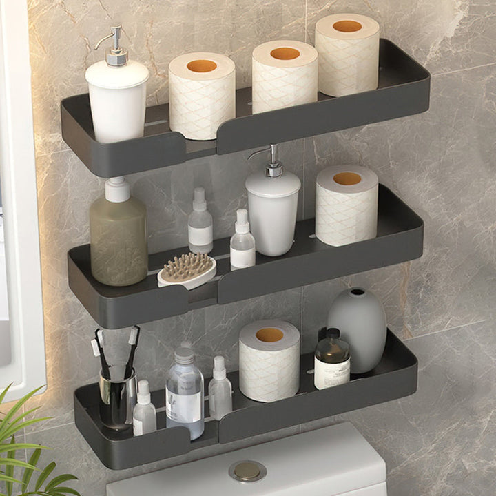 BowLift | Modern Rectangular Bathroom Shelf 2/3-Piece Bathroom Accessory Set