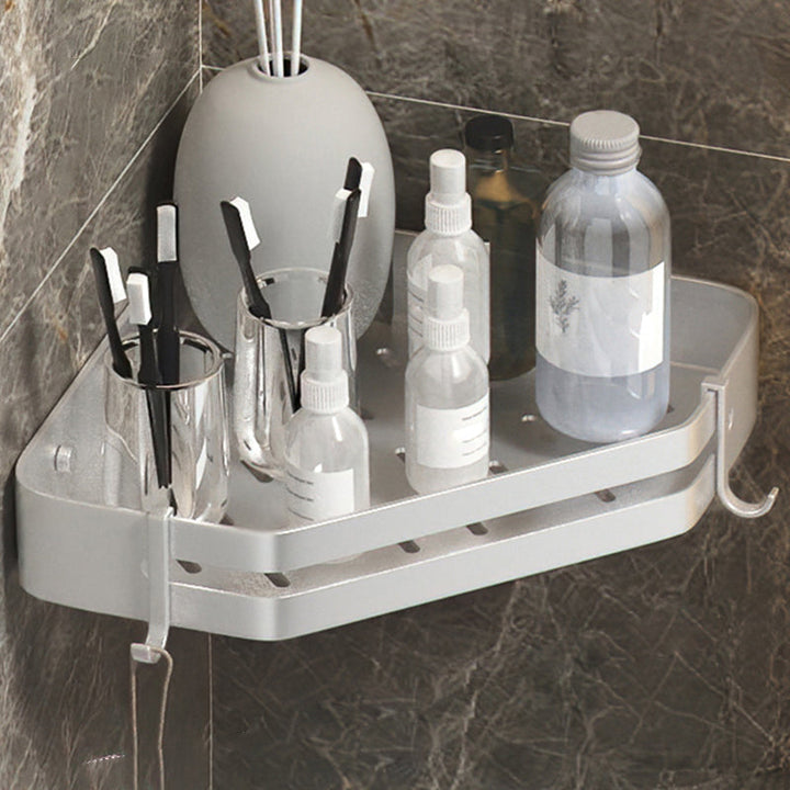 BowLift | Modern 2/3-piece Bathroom Set Stainless Steel Triangle Bath Shelf made of Aluminum