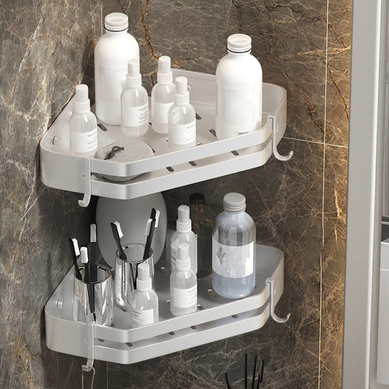 BowLift | Modern 2/3-piece Bathroom Set Stainless Steel Triangle Bath Shelf made of Aluminum
