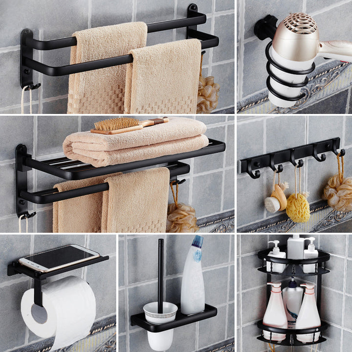 BowLift | Modern Bathroom Accessories Hardware Set Black Accessories Hardware Set