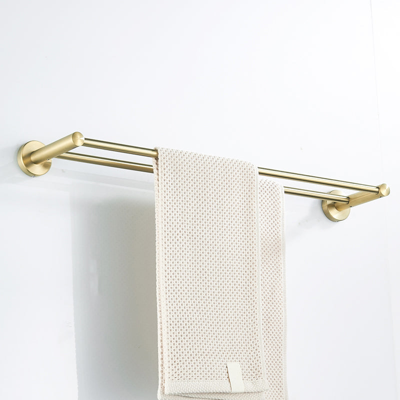 BowLift | Traditional Brushed Brass Bathroom Accessories As Individual Piece Or In Set made of Metal