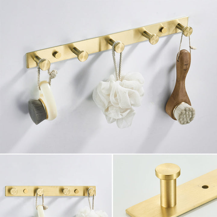 BowLift | Traditional Brushed Brass Bathroom Accessories As Individual Piece Or In Set made of Metal