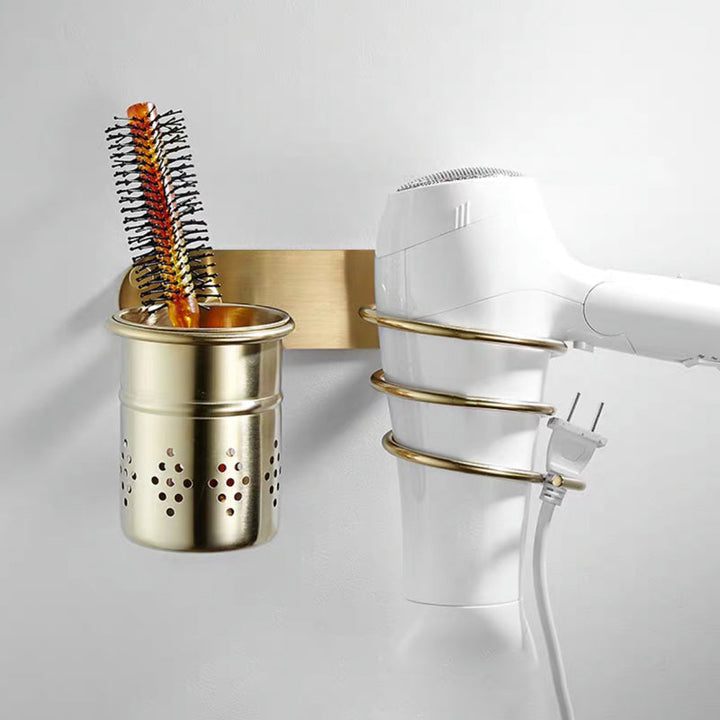 BowLift | Traditional Brushed Brass Bathroom Accessories As Individual Piece Or In Set made of Metal