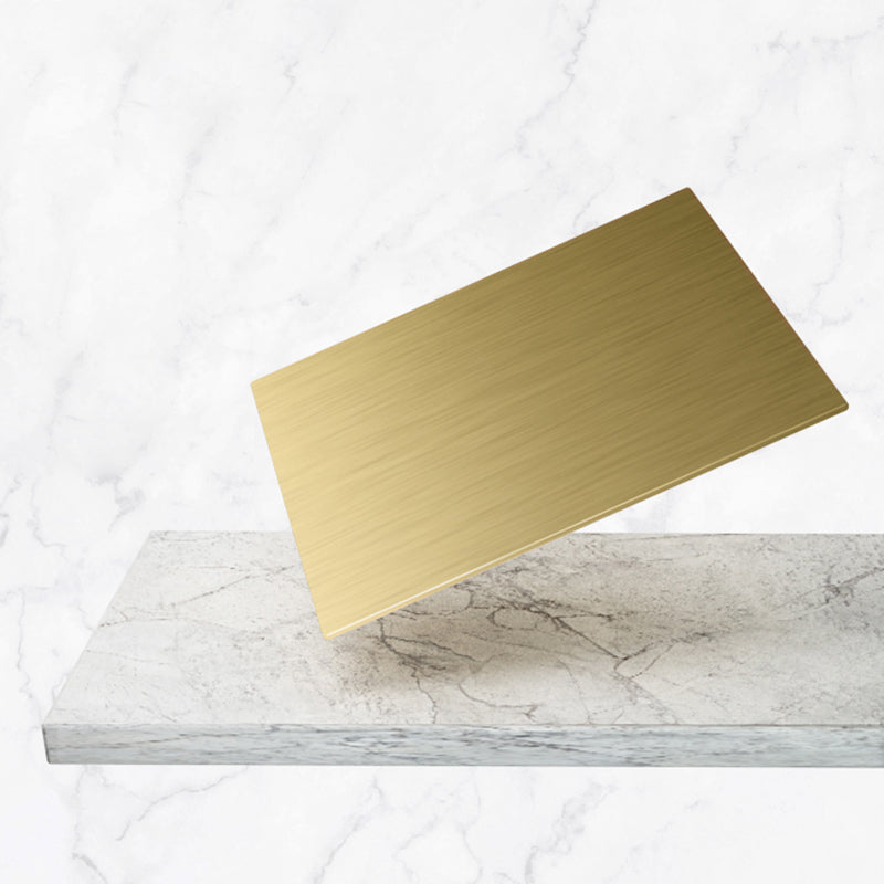 BowLift | Modern Bathroom Accessory Set made of Gold Metal and Acrylic Bath Accessory Set