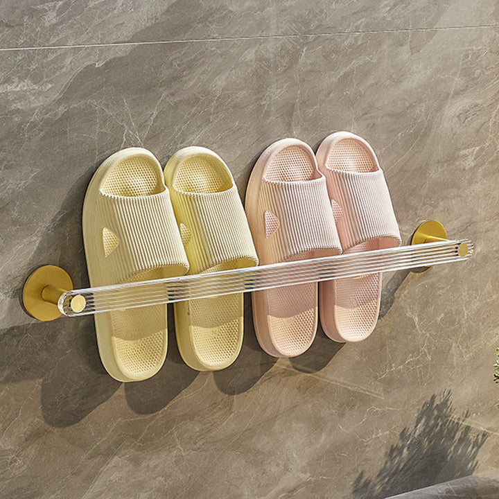 BowLift | Modern Bathroom Accessory Set made of Gold Metal and Acrylic Bath Accessory Set