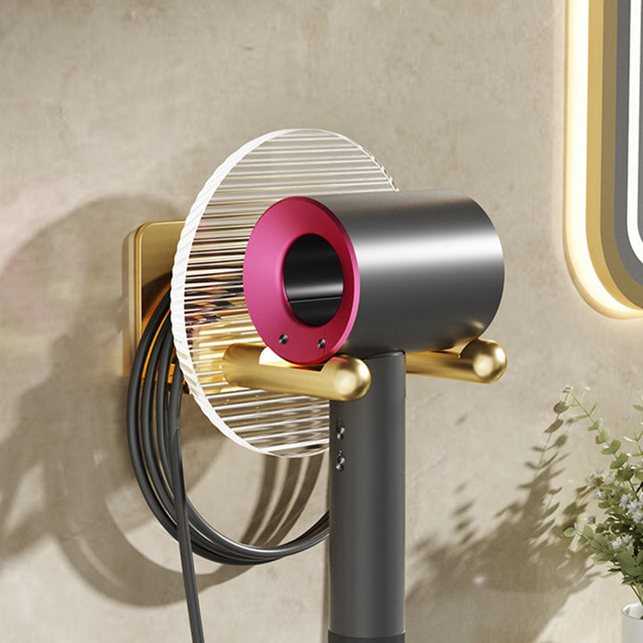 BowLift | Modern Bathroom Accessory Set made of Gold Metal and Acrylic Bath Accessory Set