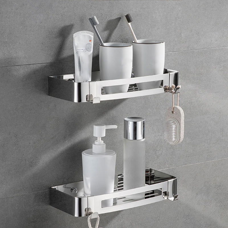 BowLift | Modern Bathroom Accessory Hardware Set Silver Bathroom Hardware Set