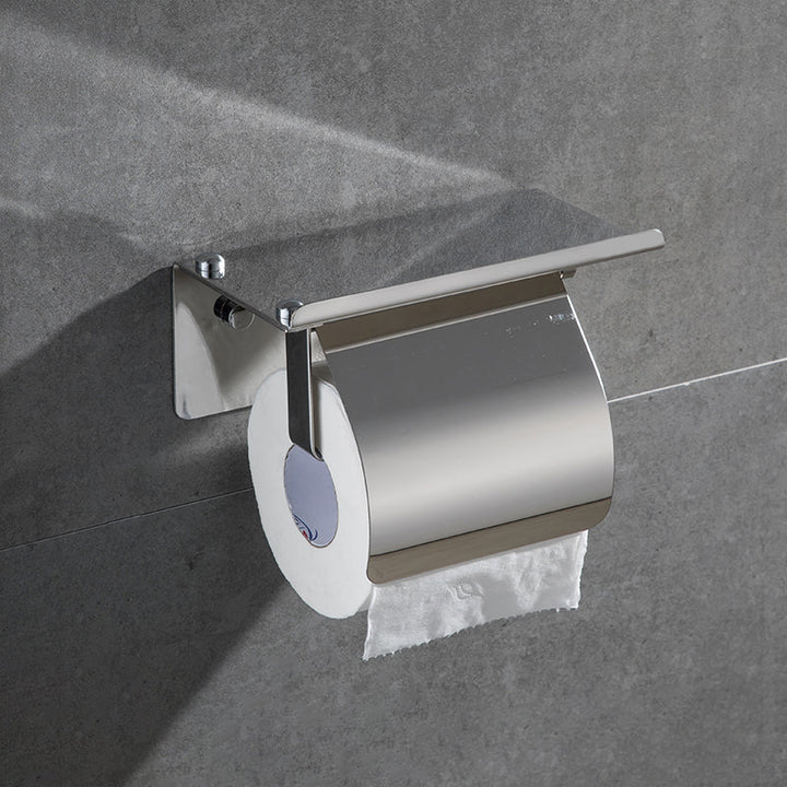 BowLift | Modern Bathroom Accessory Hardware Set Silver Bathroom Hardware Set