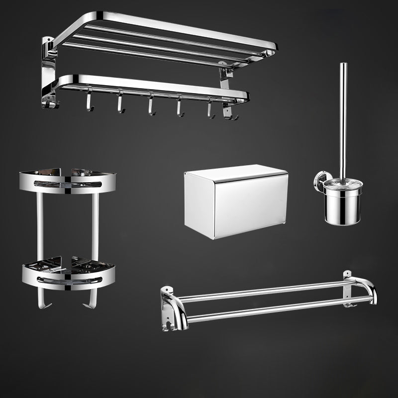 BowLift | Contemporary Metal Bathroom Accessories Single Piece or as Set with Paper Holder