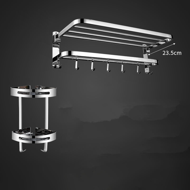 BowLift | Contemporary Metal Bathroom Accessories Single Piece or as Set with Paper Holder