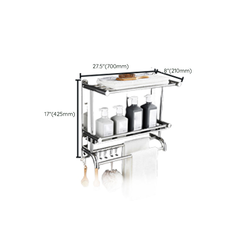 BowLift | Contemporary Metal Bathroom Accessories Single Piece or as Set with Paper Holder