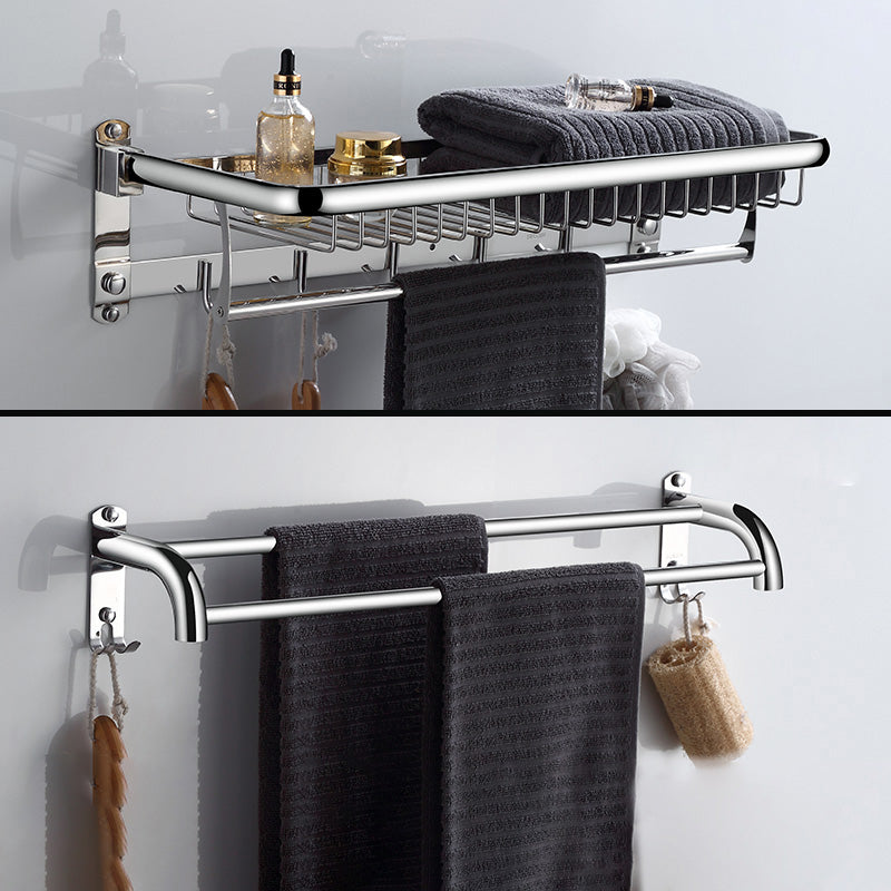 BowLift | Modern Bathroom Accessories Hardware Set Silver Bathroom Hardware