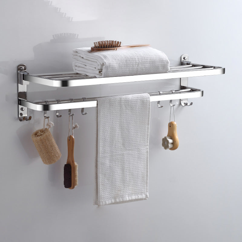 BowLift | Modern Bathroom Accessories Hardware Set Silver Bathroom Hardware