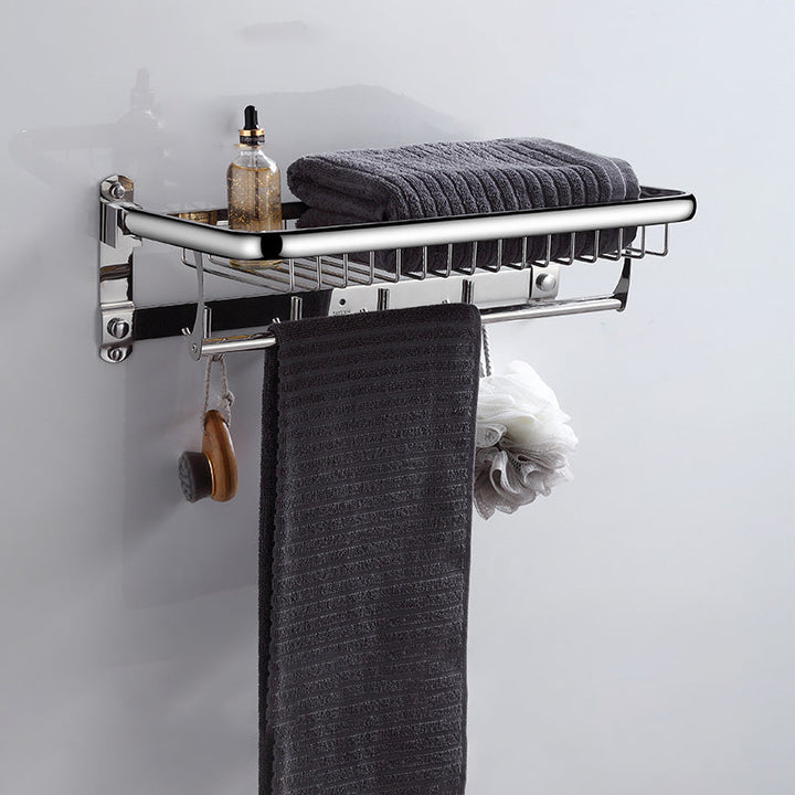 BowLift | Modern Bathroom Accessories Hardware Set Silver Bathroom Hardware