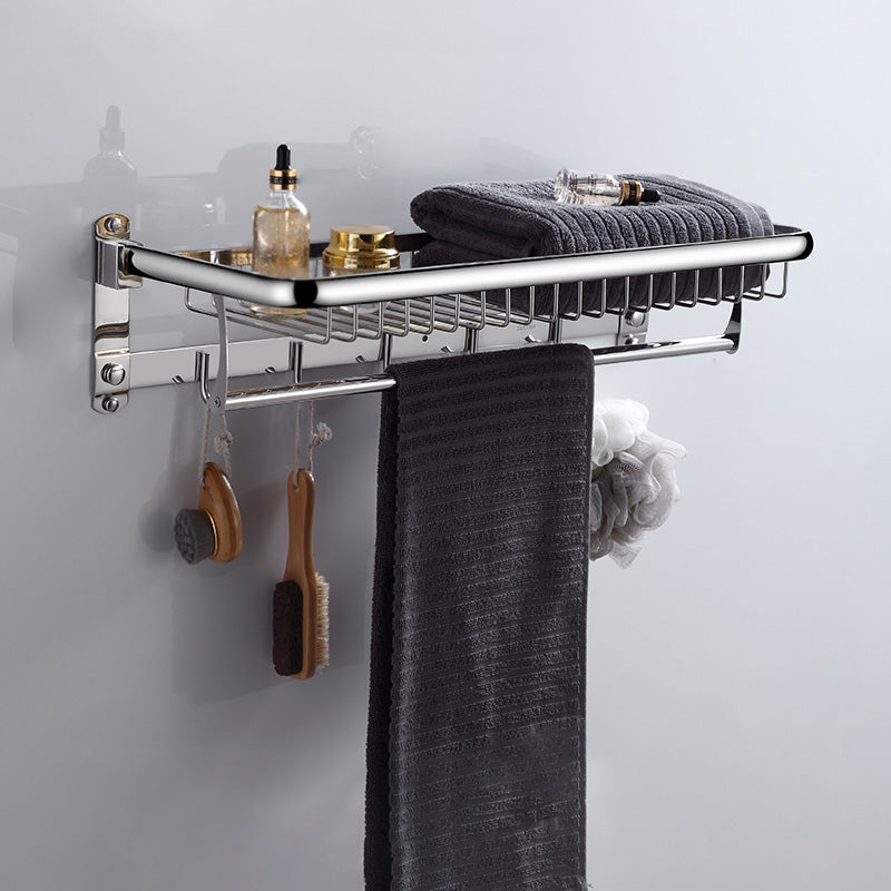 BowLift | Modern Bathroom Accessories Hardware Set Silver Bathroom Hardware