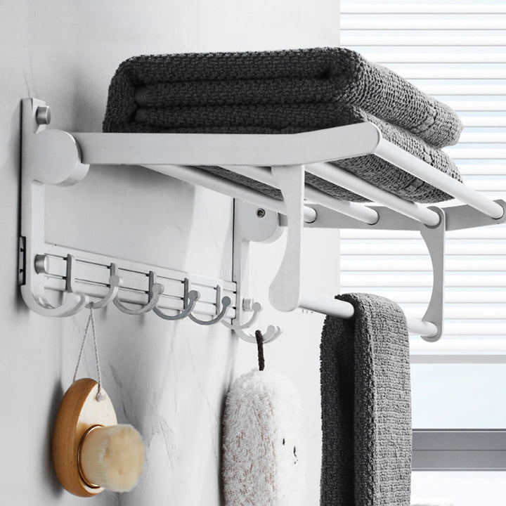 BowLift | Modern Bathroom Accessories Hardware Set Silver Bathroom Accessories Kit