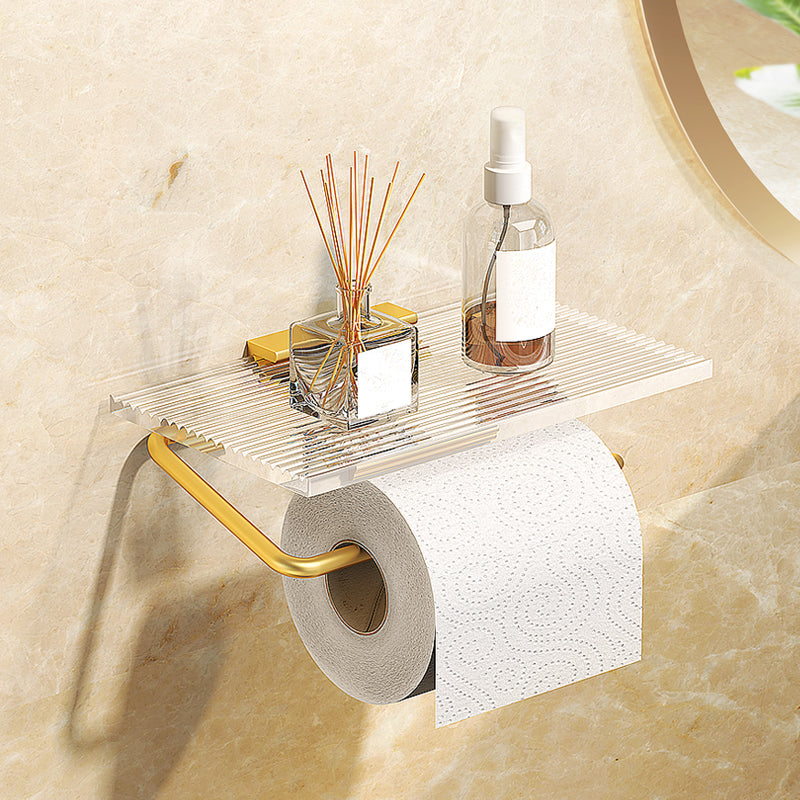 BowLift | Modern 7-piece Bathroom Accessory Set Metal Bathroom Set in Gold