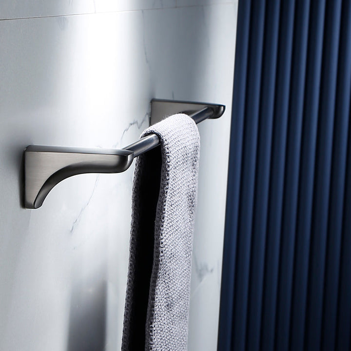BowLift | Gray traditional bathroom hardware set stainless steel bathroom accessory set