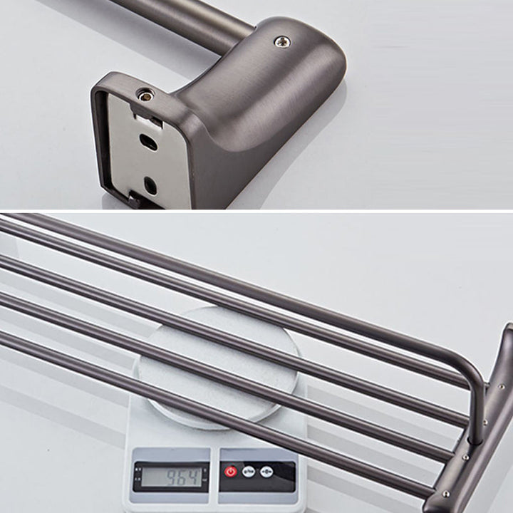 BowLift | Gray traditional bathroom hardware set stainless steel bathroom accessory set