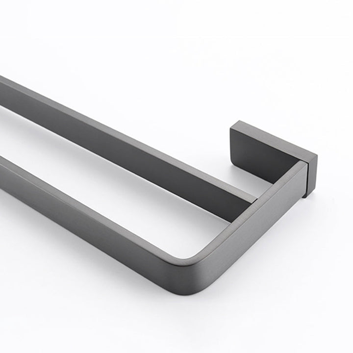 BowLift | Gray metal modern bathroom accessories as a single item or as a set