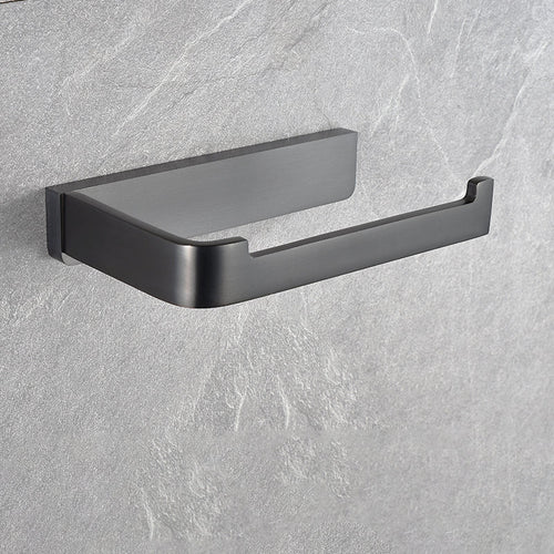 BowLift | Gray metal modern bathroom accessories as a single item or as a set