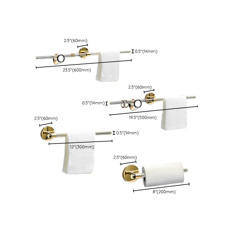BowLift | Plastic Modern Bathroom Accessories Hardware Set with Bathroom Shelf