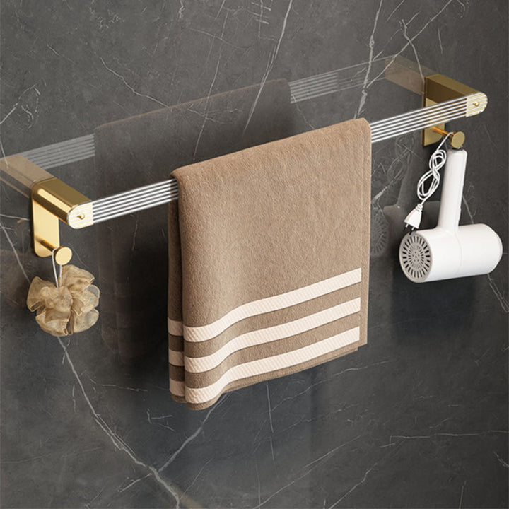 BowLift | Modern Bathroom Accessories Set Bathroom Shelf Gold Towel Holder Bathroom Hardware Set