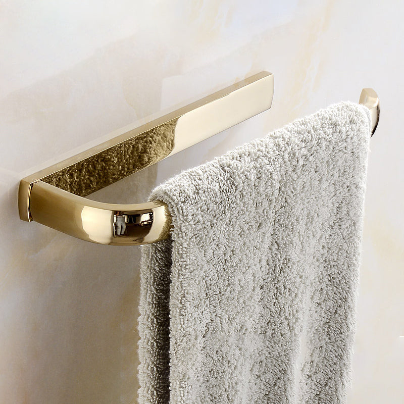 BowLift | Chrome/Gold Bathroom Accessory Set Modern Metal Bathroom Hardware Set