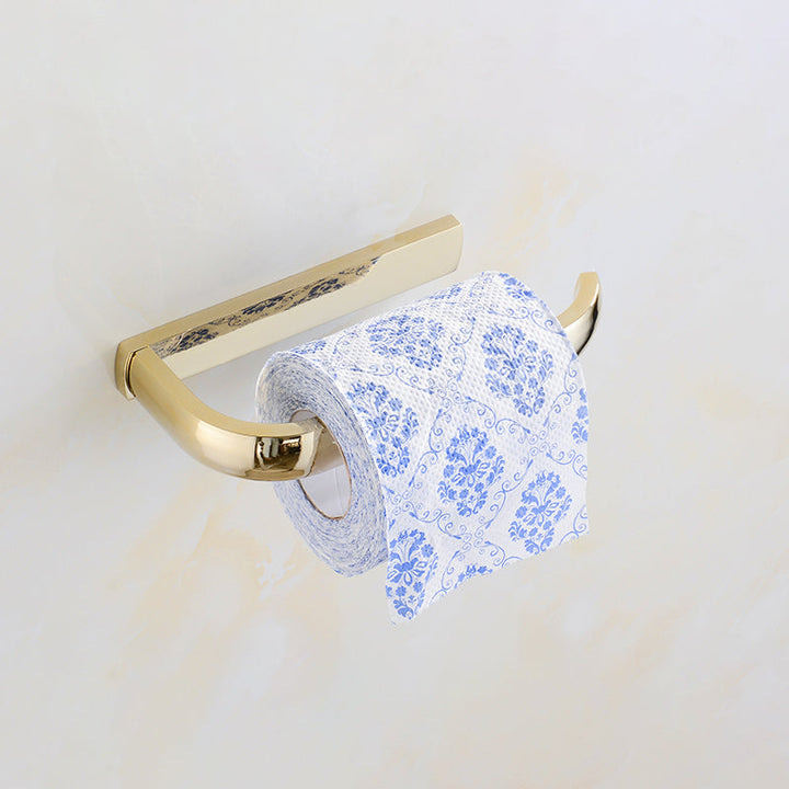 BowLift | Chrome/Gold Bathroom Accessories Set Modern Metal Bathroom Hardware Set