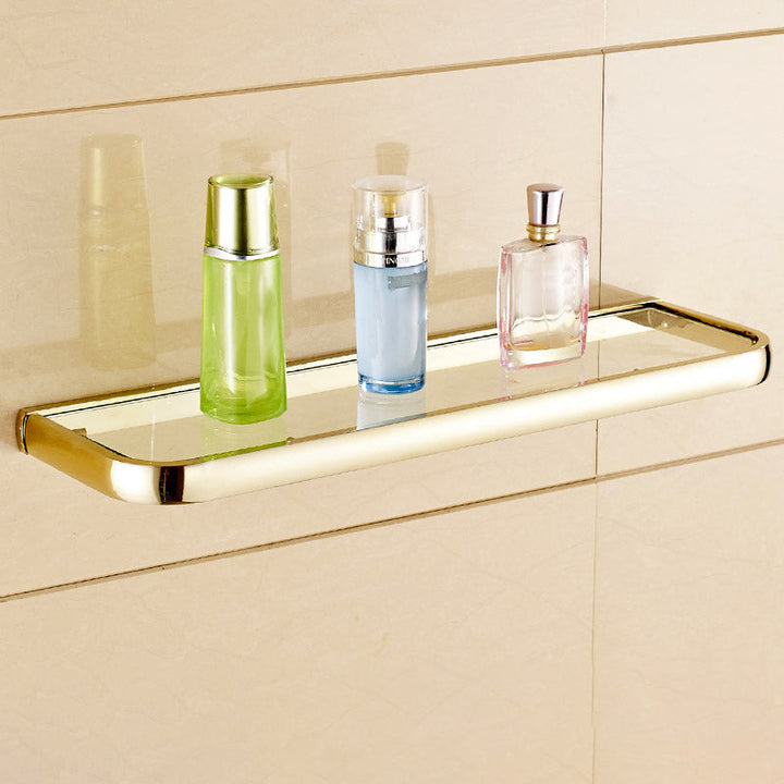 BowLift | Chrome/Gold Bathroom Accessory Set Modern Metal Bathroom Hardware Set
