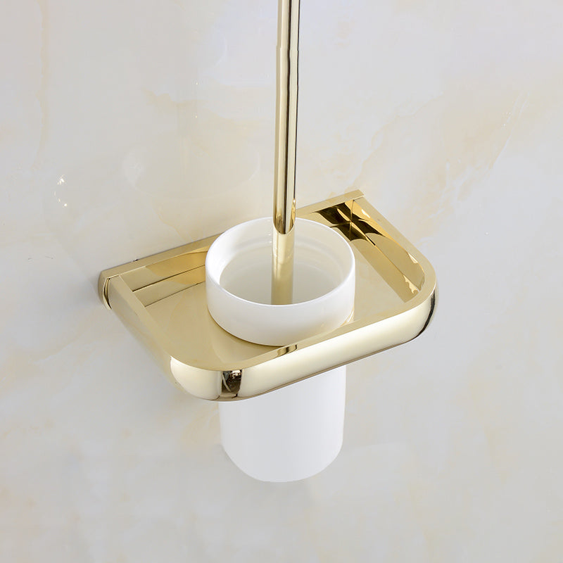 BowLift | Chrome/Gold Bathroom Accessory Set Modern Metal Bathroom Hardware Set