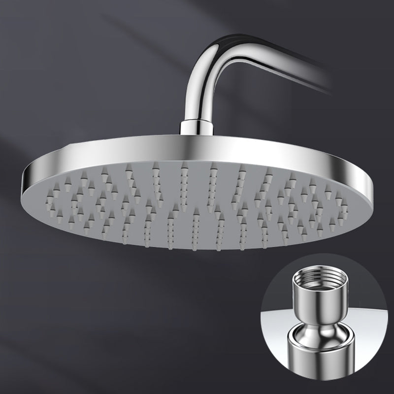 BowLift | Metal Shower Combo Contemporary Fixed Shower Head with Round and Rectangular Shape