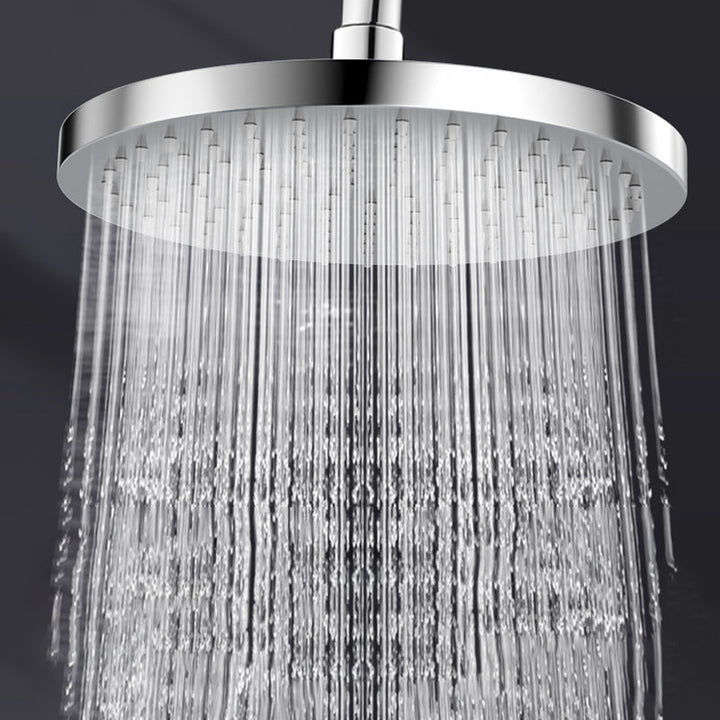 BowLift | Metal Shower Combo Contemporary Fixed Shower Head with Round and Rectangular Shape
